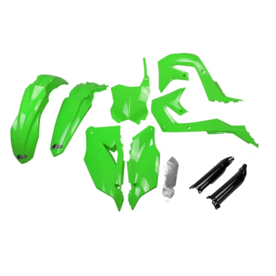 Set de plastic UFO Kawasaki KX250F 21-24, KX450F 19-23 OEM Verde
