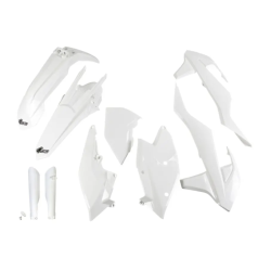 Set de plastic UFO KTM EXC/EXC-F 17-19 Alb