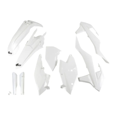 Set de plastic UFO KTM EXC/EXC-F 17-19 Alb