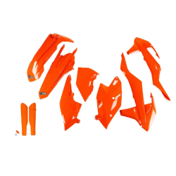 Set de plastic UFO KTM EXC/EXC-F 17-19 Portocalie Fluo