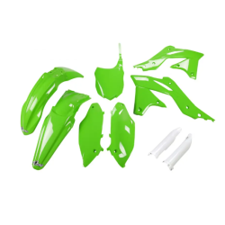 Set de plastice UFO Kawasaki KX250F 13-16 Verde Set de plastice UFO Kawasaki KX250F 13-16 Verde