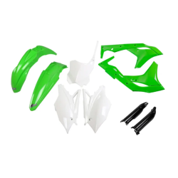 Set de plastic UFO Kawasaki KX250F 18-20 OEM Alb