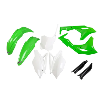 Set de plastic UFO Kawasaki KX250F 18-20 OEM Alb