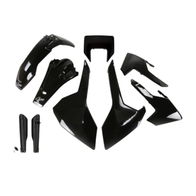 Set de plastic UFO Husqvarna TE/FE/TX 17-19 Negru