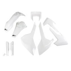 Set de plastic UFO Husqvarna TE/FE/TX 17-19 Alb Set de plastic UFO Husqvarna TE/FE/TX 17-19 Alb