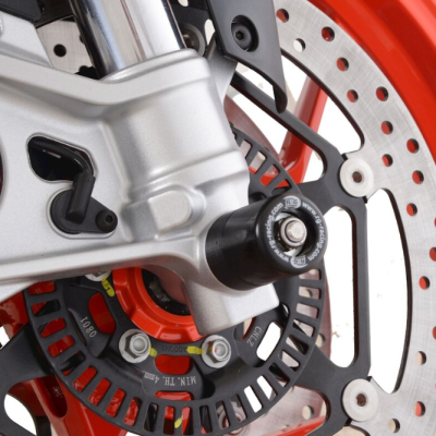 Capace de protecție R&G RACING pentru furci - Negru Aprilia RS 660 / Tuono 660