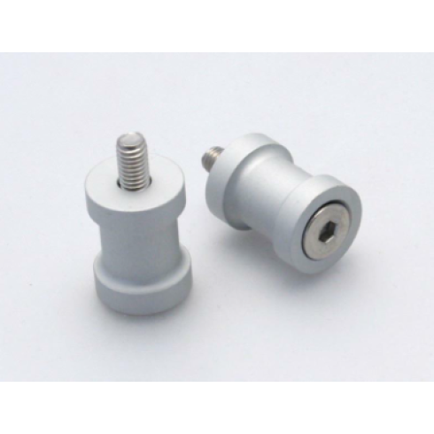 Adaptor pentru suport R&G RACING Stand Bobbins RACING M6 argintiu YAMAHA