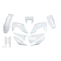 Set de plastice UFO Husqvarna TX 20-22, TE/FE 20-23 Alb Set de plastice UFO Husqvarna TX 20-22, TE/FE 20-23 Alb