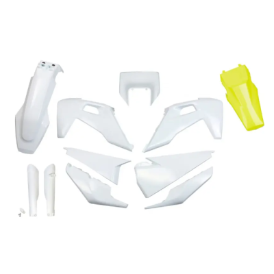 Set de plastice UFO Husqvarna TX 20-22, TE/FE 20-23 OEM Alb