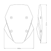 Puig Parbriz Touring CF Moto 800MT Sport/ Touring 22-25 Fum Puig Parbriz Touring CF Moto 800MT Sport/ Touring 22-25 Fum thumb