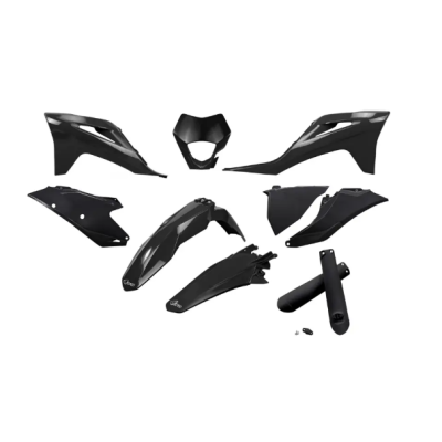Set de plastic UFO Gas Gas EC250/300, EC-F250/350 21-23 Negru