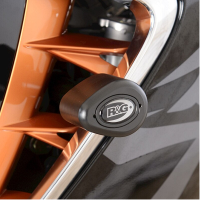 Capace de protecție R&G RACING Aero - Negru Suzuki Hayabusa