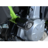 Capace de protecție R&G RACING Aero Crash Protectors Alb Kawasaki Z650