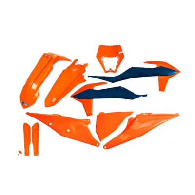 Set de plastic UFO KTM EXC/EXC-F 20-23 OEM Portocaliu