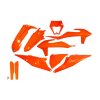 Set de plastic UFO KTM EXC/EXC-F 20-23 Portocaliu Fluo