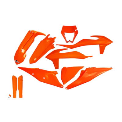 Set de plastic UFO KTM EXC/EXC-F 20-23 Portocaliu Fluo