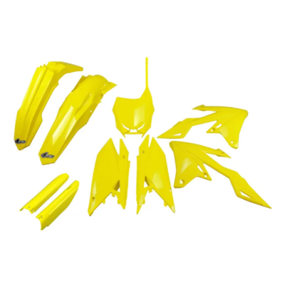 Set de plastic UFO Suzuki RM-Z250 19-26, RM-Z450 18-26 Galben