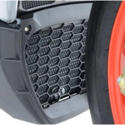 Protecție pentru radiatorul de ulei R&G Racing Oil Cooler Guard BLACK Aprilia RSV4 / Tuono V4 Protecție pentru radiatorul de ulei R&G Racing Oil Cooler Guard BLACK Aprilia RSV4 / Tuono V4