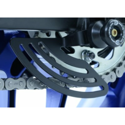 Protector pentru pinion R&G RACING toe chain guards negru Yamaha YZF-R1