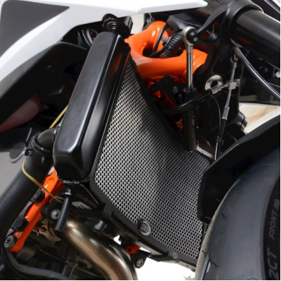 Protecții pentru radiator Water radiator guard R&G RACING Orange KTM 890 Duke R Protecții pentru radiator Water radiator guard R&G RACING Orange KTM 890 Duke R