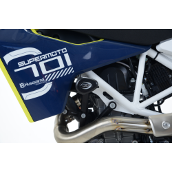 Tapi de protecție R&G RACING Aero Crash Protectors Black Husqvarna 701 Supermoto