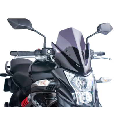 Parbriz PUIG New Generation Sport Kawasaki ER-6N 12-16 Dark Smoke Parbriz PUIG New Generation Sport Kawasaki ER-6N 12-16 Dark Smoke