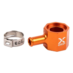 Capac din aluminiu X-Grip pentru rezervor de combustibil 2T KTM, Husqvarna și Gas-Gas Portocaliu