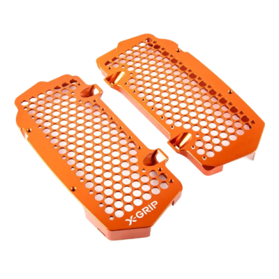 Protecții pentru radiatoare X-Grip KTM EXC/EXC-F 24-26, SX/SX-F 23-26; Husqvarna FE/TE 24-26, FC/TC 23-26; Gas Gas EC/MC 24-26 Portocalie