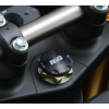 Cap pentru triplet R&G RACING Black Stem Nut Top Yoke Honda CRF1000L Africa Twin