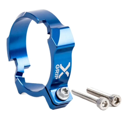 Protector pentru flanșa de evacuare X-Grip KTM EXC 18-26; Husqvarna TE 18-26; Gas Gas EC 21-26 Albastru
