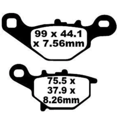 Placute frana EBC SFA ORG SCOOTER SFA396