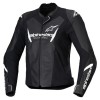 Jachetă de piele pentru femei ALPINESTARS Faster v3 Black/White