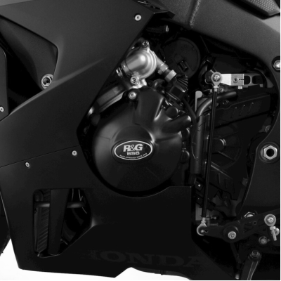 Protector pentru motor R&G RACING Race Series - Capac de carter stâng negru Honda CBR1000RR-R Fireblade SP