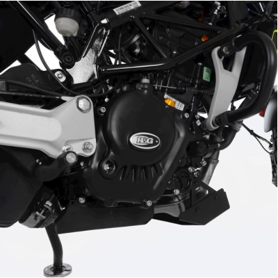 Protector pentru motor R&G RACING Race Series Right Crankcase Protection Cover - Negru Husqvarna Svartpilen 125 21-23 Protector pentru motor R&G RACING Race Series Right Crankcase Protection Cover - Negru Husqvarna Svartpilen 125 21-23