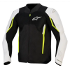 Jachetă textilă ALPINESTARS AST AIR V3 BLACK/SILVER/YELLOW FLUO