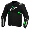 Jachetă moto din textil ALPINESTARS T-SPS AIR V2 BLACK/FLUO GREEN