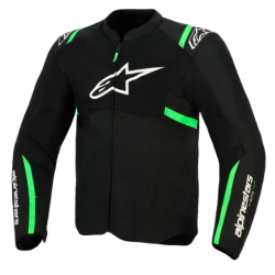 Jachetă moto din textil ALPINESTARS T-SPS AIR V2 BLACK/FLUO GREEN