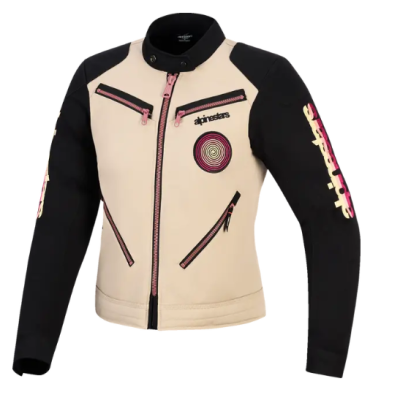 Jachetă pentru femei ALPINESTARS STELLA GRACE ALUMINIUM/NEGRU