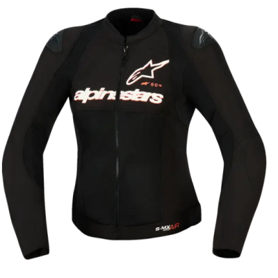 Jachetă pentru femei ALPINESTARS STELLA SMX AIR BLACK/WHITE/RED FLUO