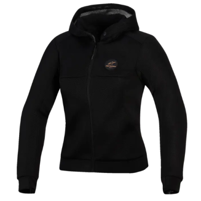 Hanorac pentru femei ALPINESTARS STELLA 4W CHROME SUPERAIR BLACK/CPR