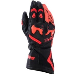 Mănuși din piele ALPINESTARS SP-9 BLACK/RED FLUO