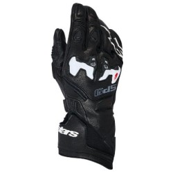 Mănuși din piele ALPINESTARS SP-9 NEGRU/ALB
