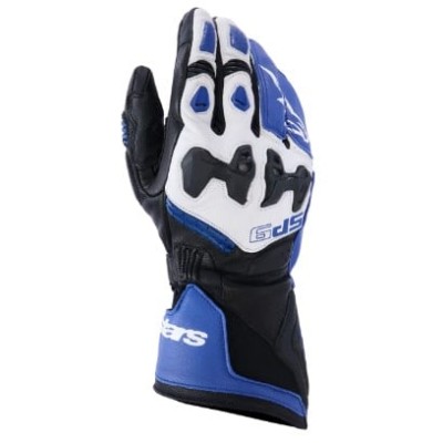 Mănuși din piele ALPINESTARS SP-9 BLUE/NAVY/WHITE
