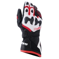 Mănuși din piele ALPINESTARS SP-9 NEGRU/ALB/ROȘU