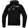 Hanorac moto ALPINESTARS HOODIE CHROME SUPERAIR BLACK/GRAY/WH
