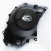 Protector pentru motor R&G RACING (Clutch) Capac de protecție a carterului drept negru Kawasaki H2 SX