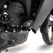 Capace de protecție R&G RACING Aero - Negru Honda XL 750 Transalp 23-26 thumb