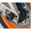 Capace de protecție R&G RACING pentru osie Swingarm Black Honda CBR600RR/1000RR