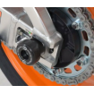 Capace de protecție R&G RACING pentru osie Swingarm Black Honda CBR600RR/1000RR thumb