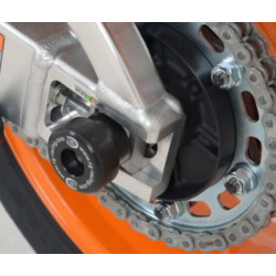 Capace de protecție R&G RACING pentru osie Swingarm Black Honda CBR600RR/1000RR